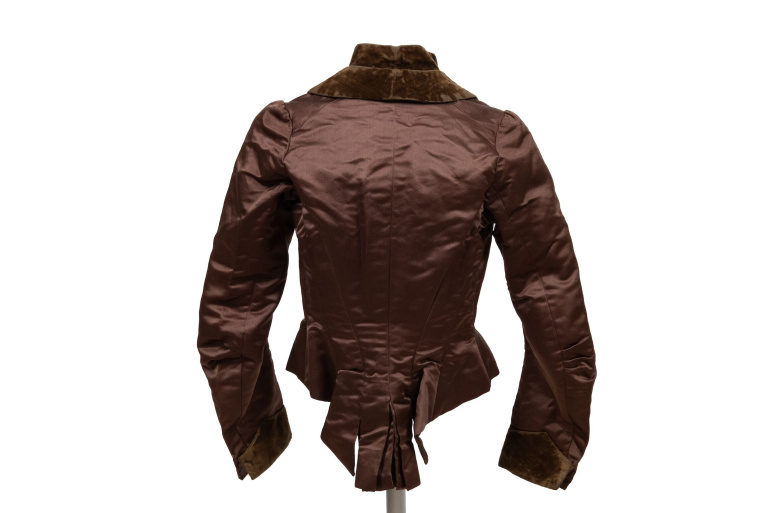 dress bodice, back.